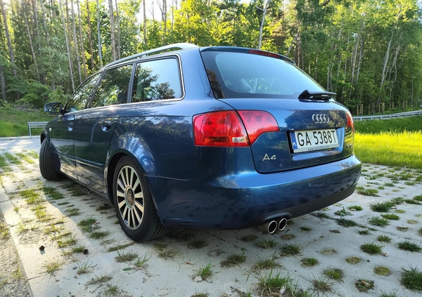 Audi A4 cena 24000 przebieg: 276000, rok produkcji 2008 z Gdynia małe 106